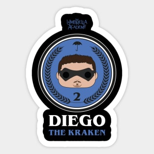 UMBRELLA ACADEMY 2: DIEGO THE KRAKEN Sticker